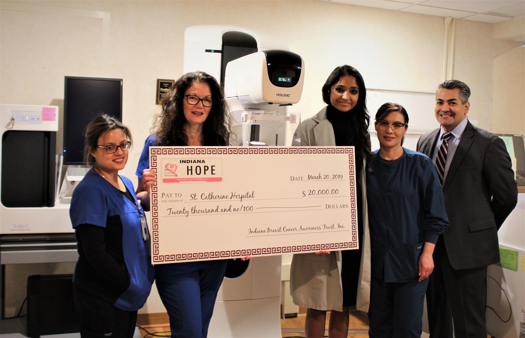 St. Catherine Hospital receives $20,000 grant for breast cancer screenings